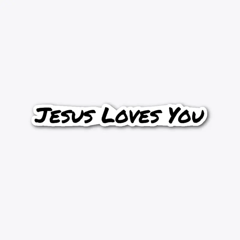 Jesus Loves you Sticker